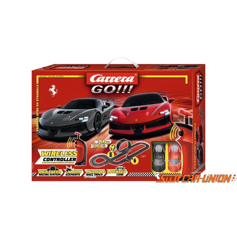 Carrera GO!!! Ferrari SF90 XX Stradale Wireless 5.3M Slot Car Racing Set