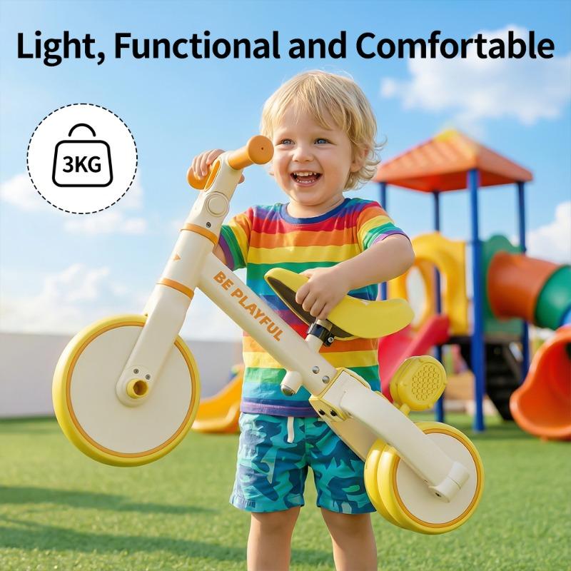 3-in-1 Toddler Tricycle & Balance Bike – Safe Growth Ride