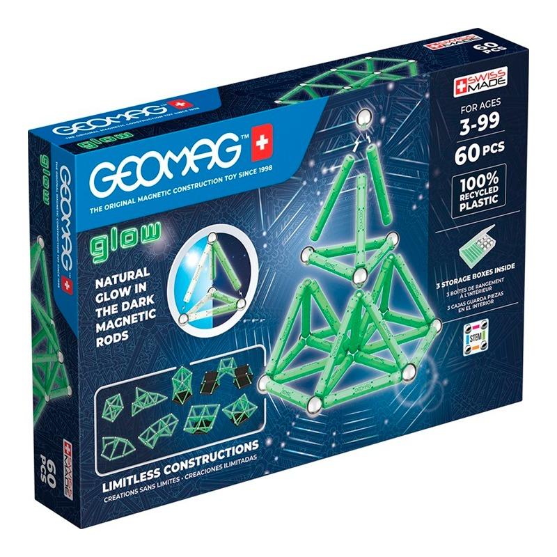Geomag Glow Recycled - 60 Pcs