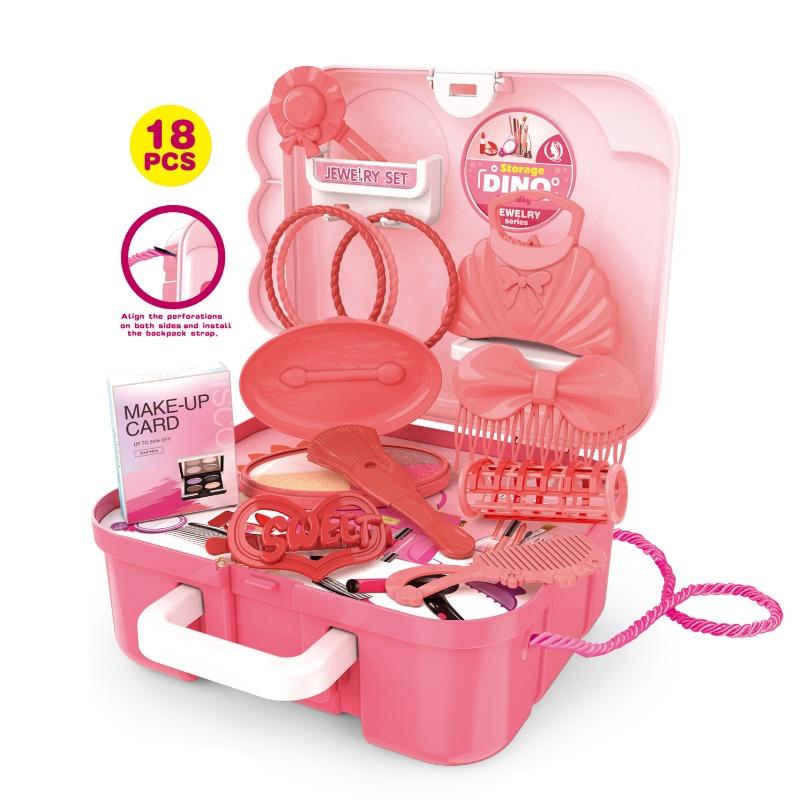 Dino Beauty Set 2 in 1 Hand Bag - 18 PCS
