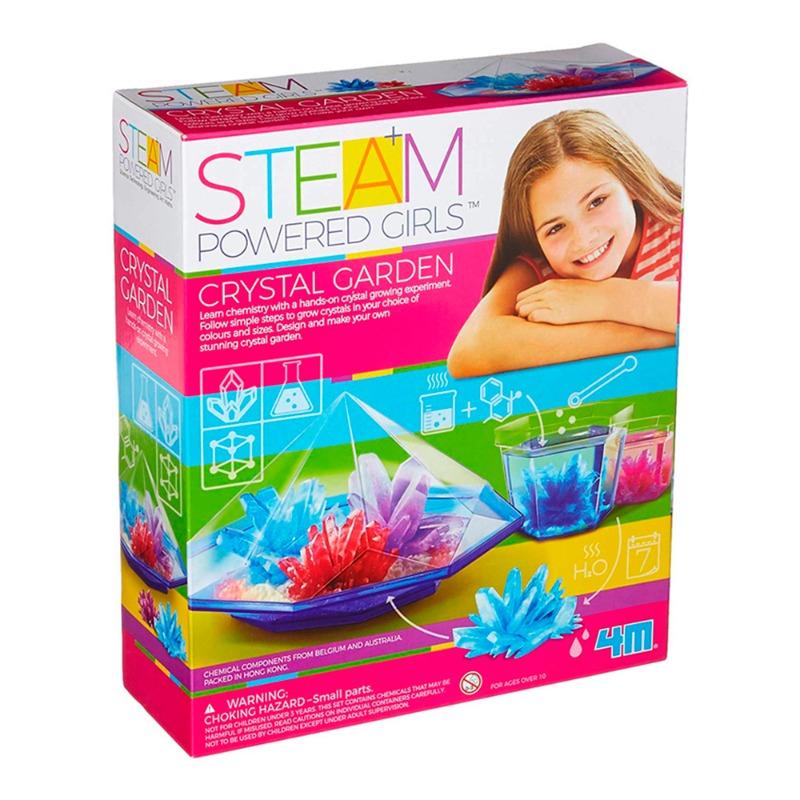 4M Steam Powered Girls Crystal Garden