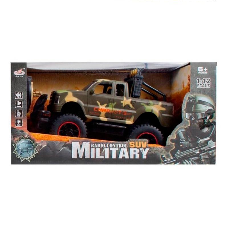 باور جوي - سيارة جيب مع أضواء بجهاز تحكم عن بعد الوان الجيش