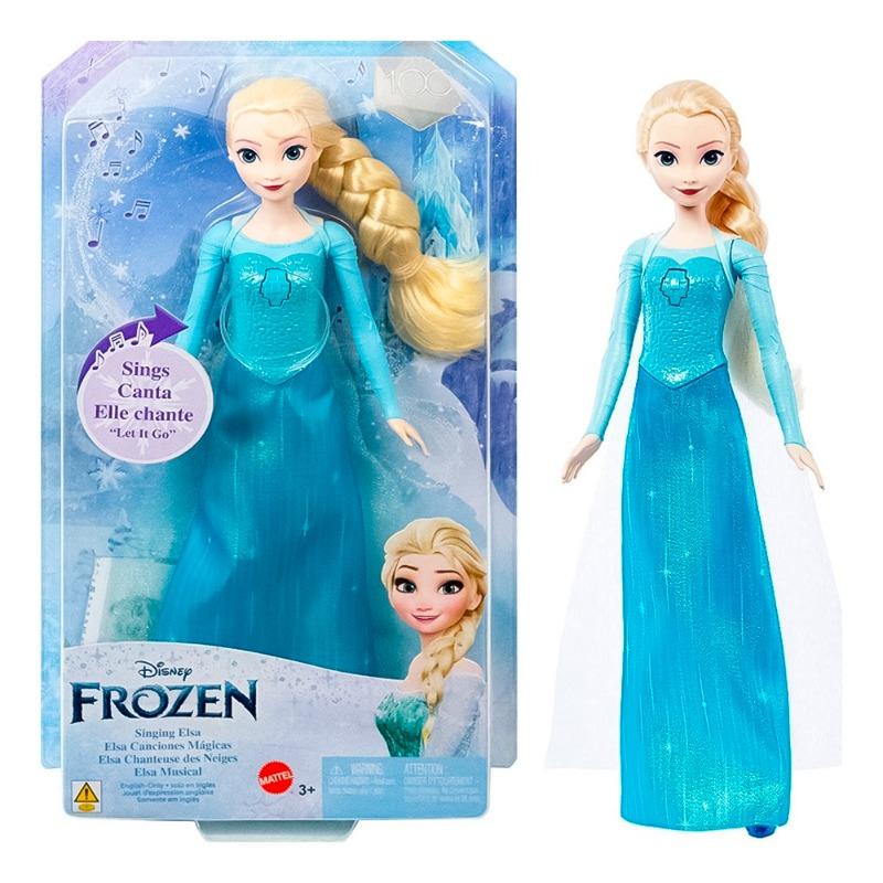 Disney Frozen Singing Elsa Doll In Signature Clothing