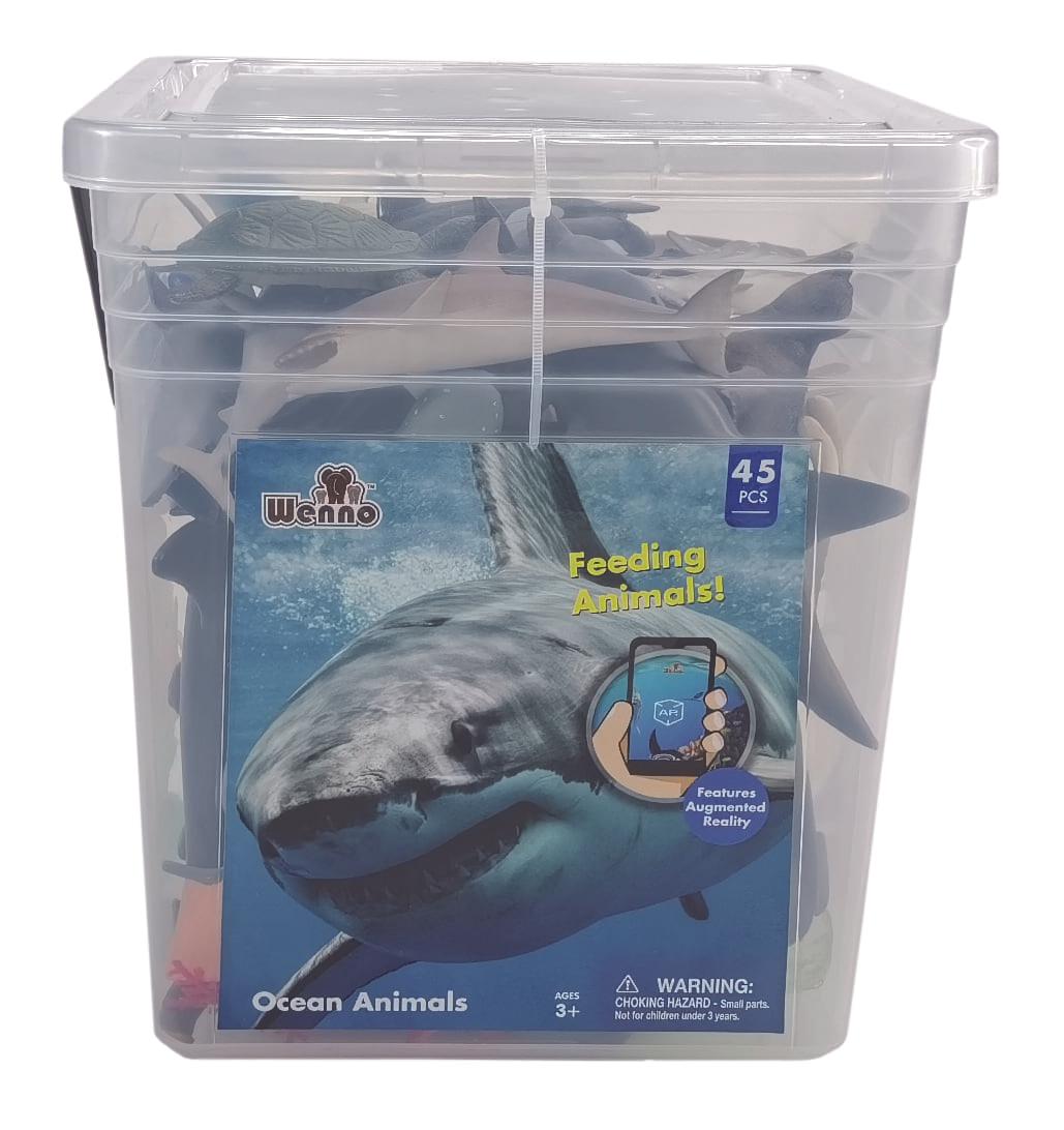 Wenno Ocean Animals Playset - 45 Pcs