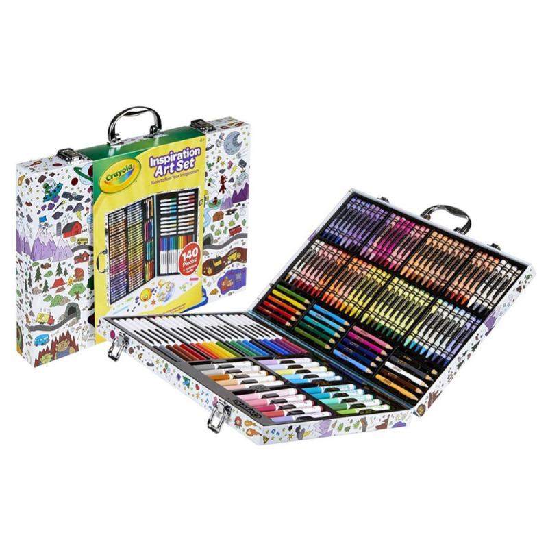 كرايولا - مجموعة إلهام الفن 140 قطعة لون أبيض