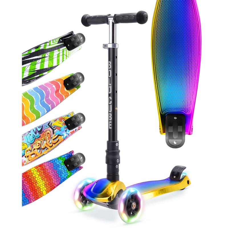 بولد كيوب - سكوتر ثلاثي العجلات قابل للطي دارك نايت