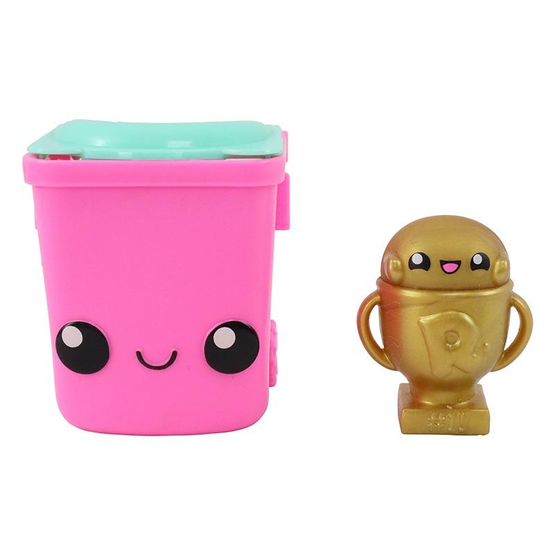 Recycling container with surprise - assorted shapes