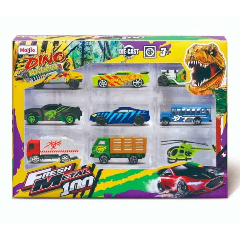 Maisto Dino Adventure 9 Pack Vehicle