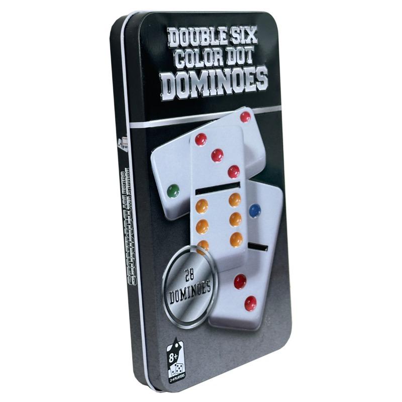 Double Six Color Dot Dominoes