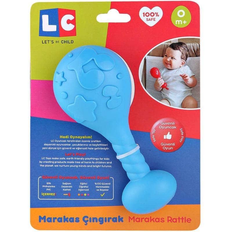 ليتس بي تشايلد - خشخيشة الأطفال متعددة الألوان