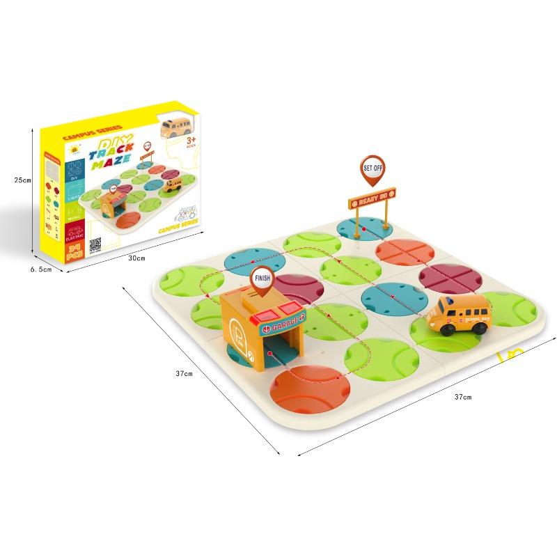 Labyrinth Track School Bus - 34pcs