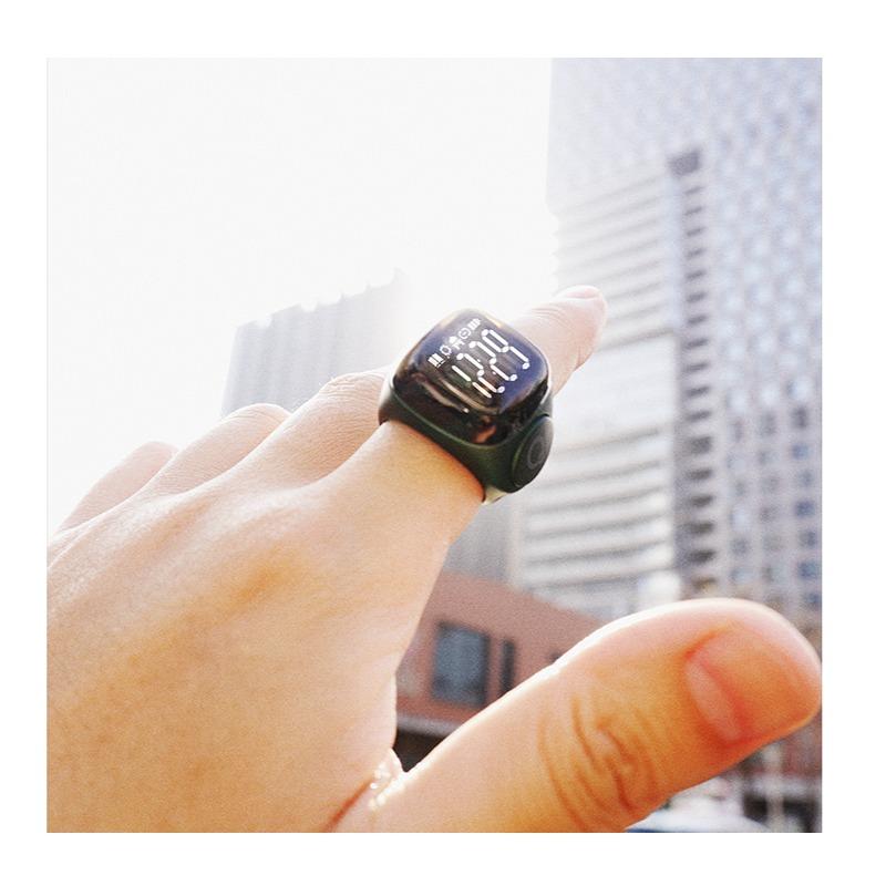 iQIBLA Noor Zikr Ring 18mm - Green