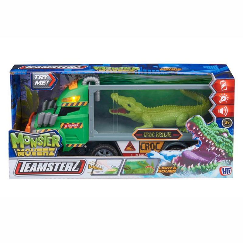 تيمسترز - شاحنة مونستر موفرز مع تمساح بأضواء وأصوات