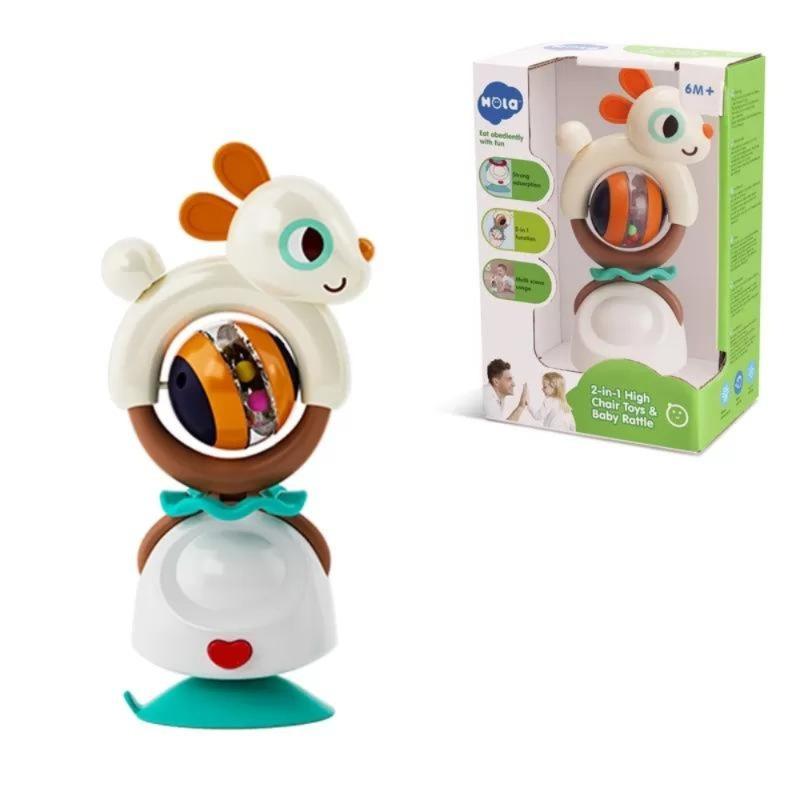 هولا - خشخيشة 2 في 1 أرنب