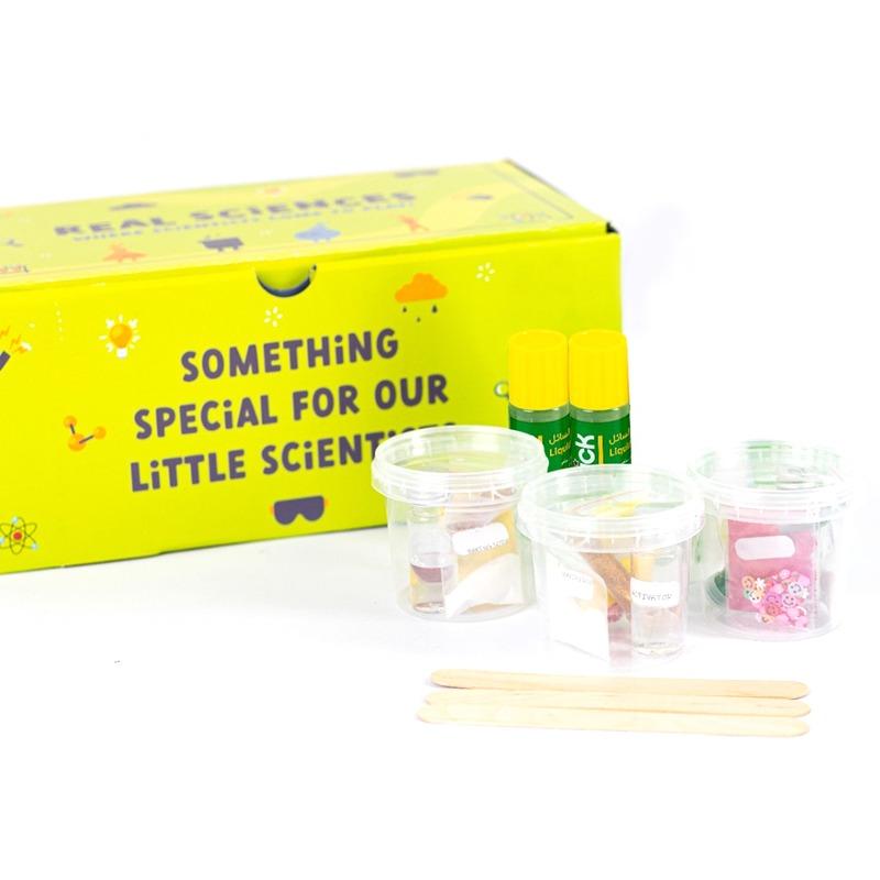 ريل ساينس - بوكس السلايم متغير الألوان