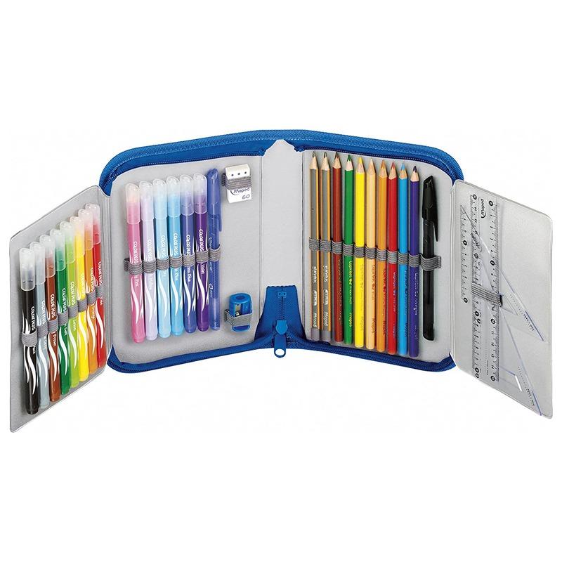 مابيد - حافظة أقلام مدرسية بتصميم كاراتيه 31 قطعة