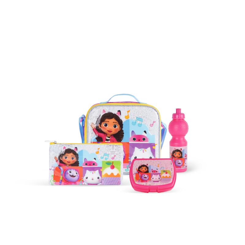 Gabby Doll House 5 in 1 Trolley School Bag Set