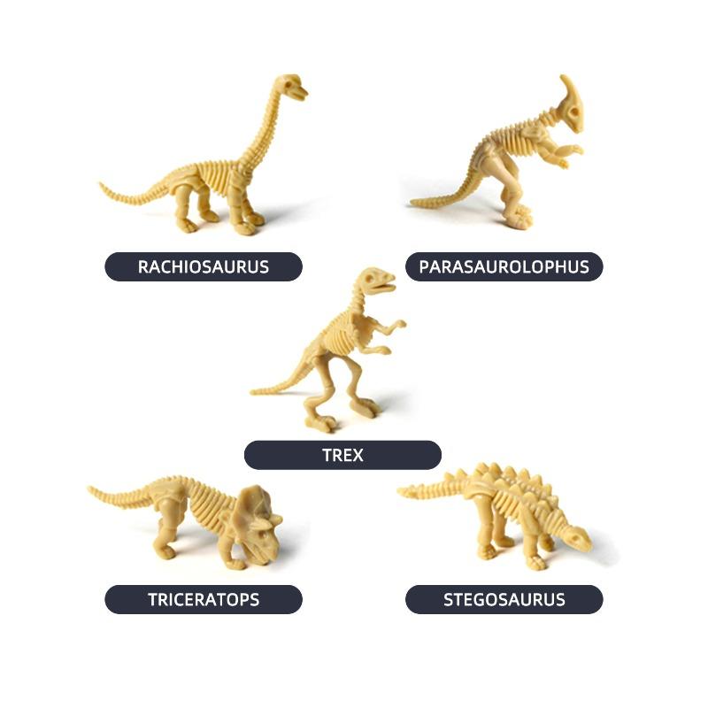 حزمة - مجموعة حفر الديناصور + مجموعة حفر بيض الديناصورات
