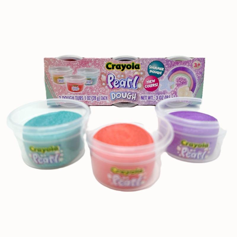 Crayola Pearl Dough 3Pcs 1oz - Assorted