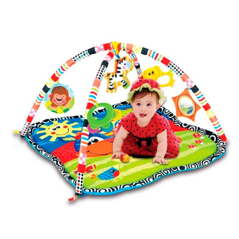 مركز اللّعب والأنشطة للرضع - تصميم حيوانات الغابة