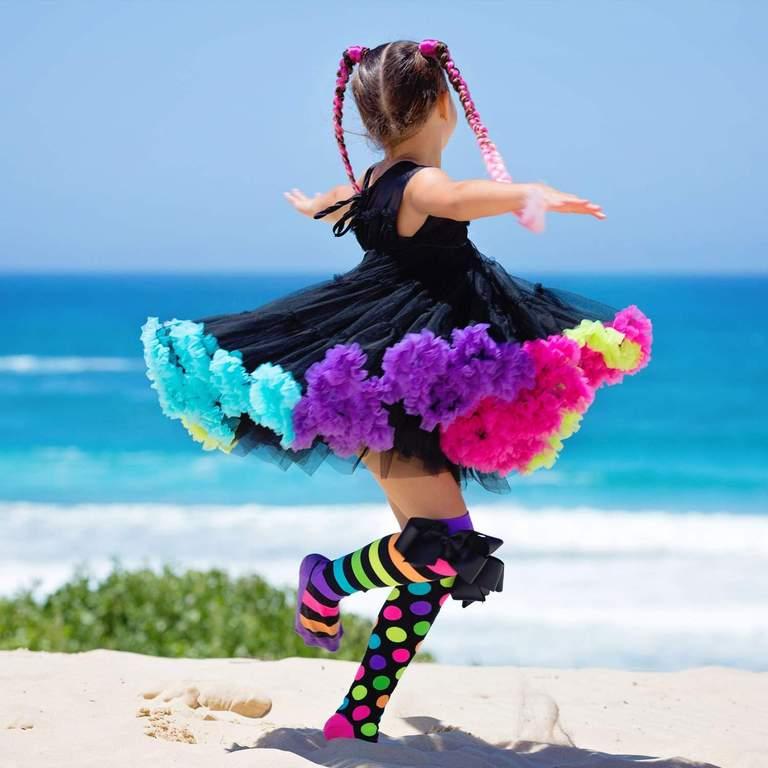 Madmia Liquorice Socks With Bows