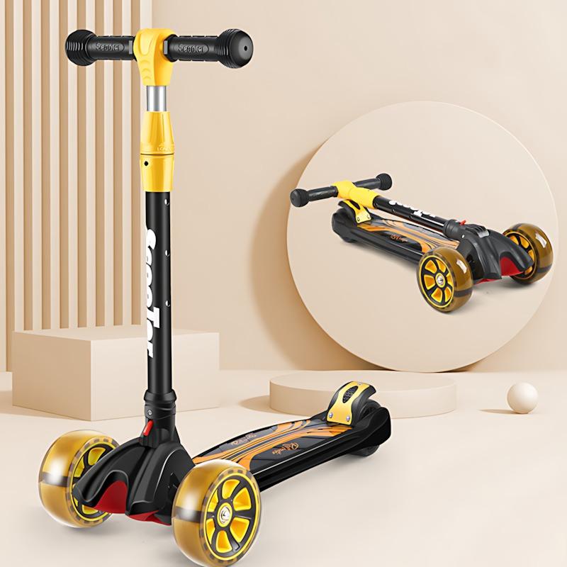 إتش إل بي بي - سكوتر الأطفال لون أصفر