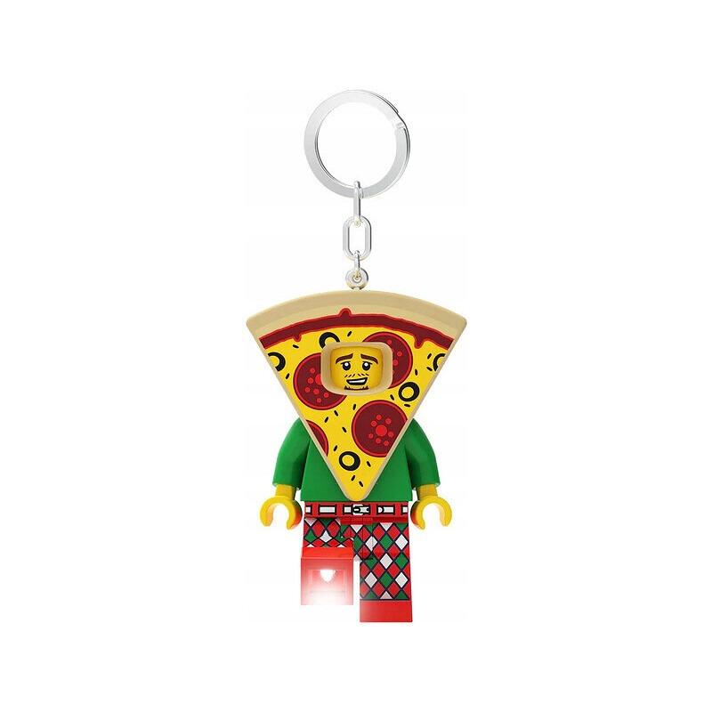 Lego IQ Minifigures Keychain Light Pizza Guy
