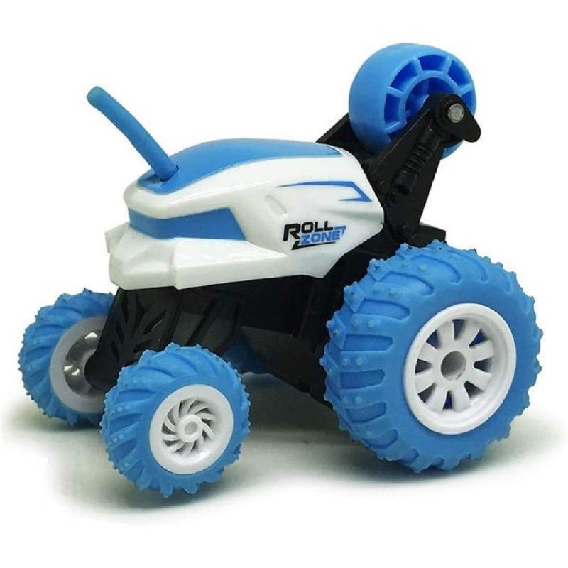 دي باور - سيارة سينوفان ميني ستانت 360 لون أزرق مع جهاز تحكم عن بعد