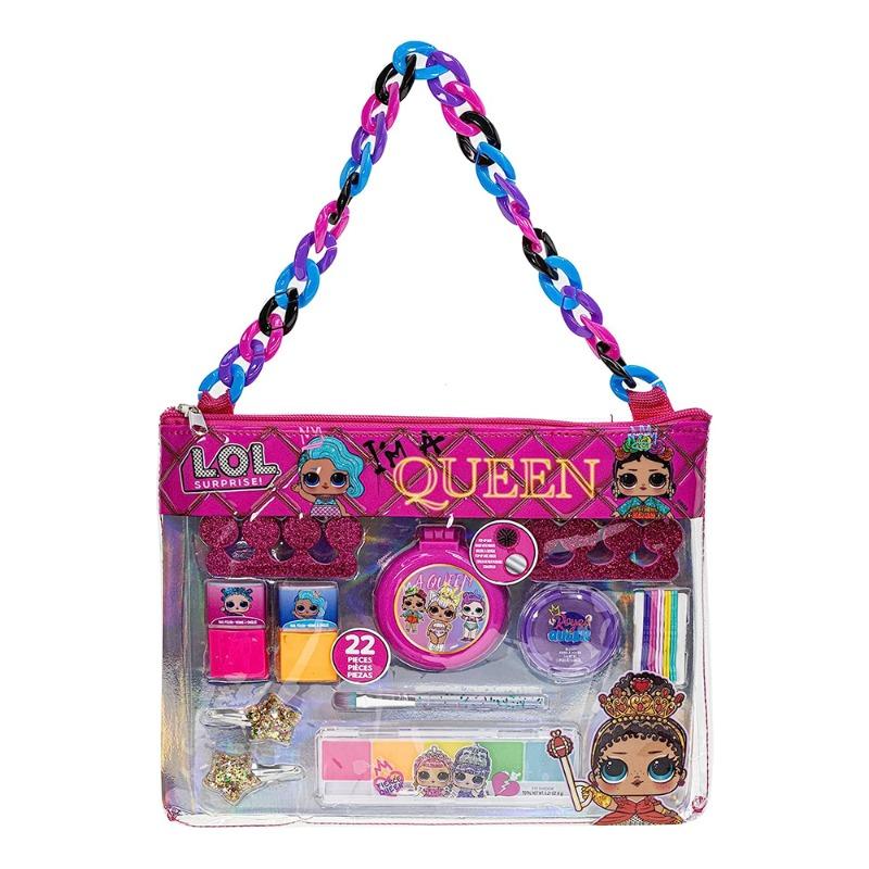 L.O.L Surprise Queen Cosmetic Bag Set 22 Pcs