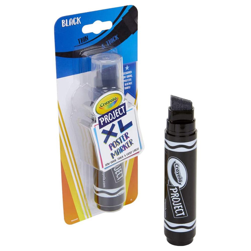 كرايولا - أقلام تحديد اكس لارج لون أسود