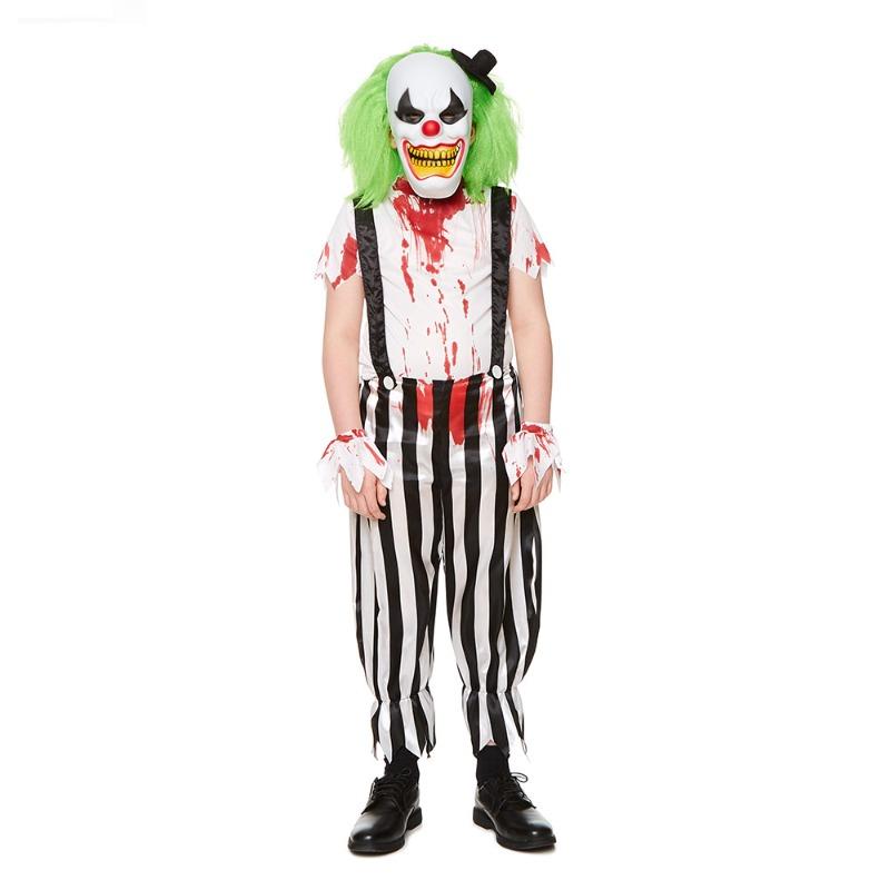 Mad Toys Scary Evil Clown Kids Halloween Costume - Large
