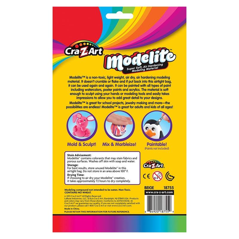 كري زي آرت - صلصال التشكيل 4 أونصة - اللون البيج