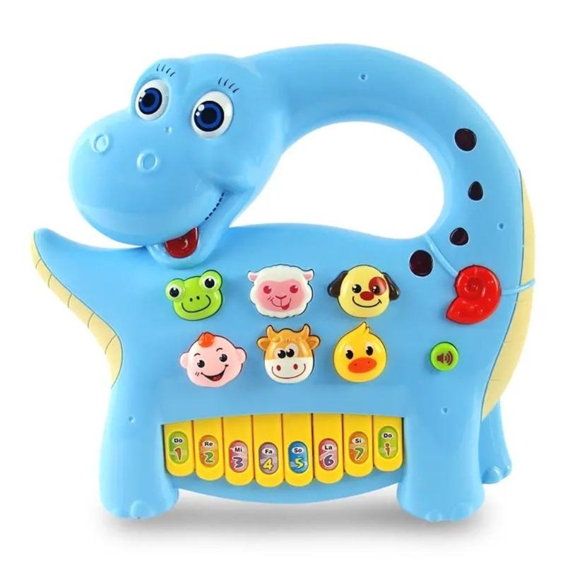Electric Cartoon Dinosaur Piano Musical Instruments
