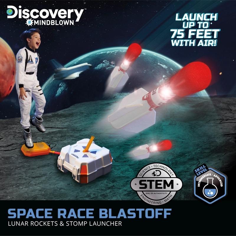 Discovery Toy Stomp Launcher Rockets Led