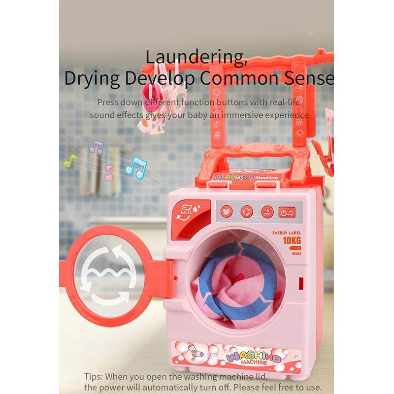 Five Star Simulation Pretend Toys Play Washing Machine