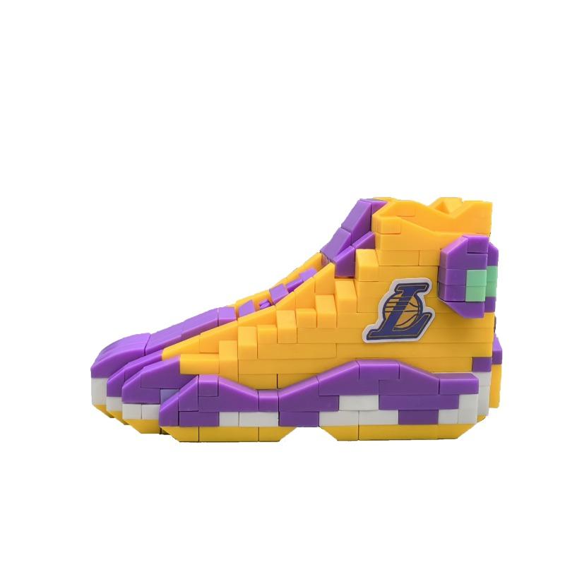 مجموعة بناء حذاء ان بي اي - 250 قطعة