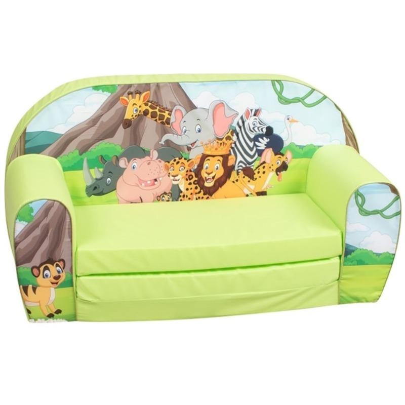 Delsit Arm Sofa Bed - Wild Animals