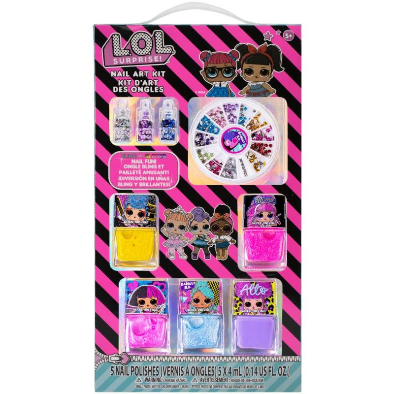 Townley LOL Surprise Nail Art  With Glitter Set