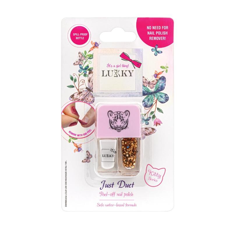 Lukky Just Duet 2 In 1 Peel Off Nail Polish 7ml