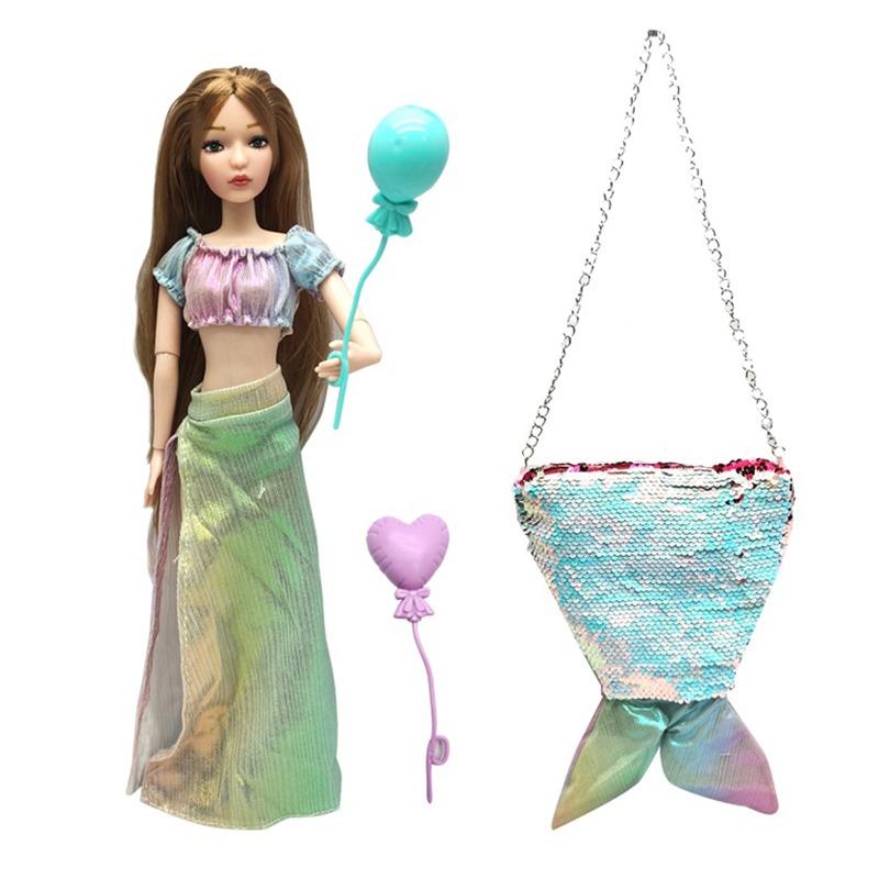 دمية حورية البحر مع الإكسسوارات