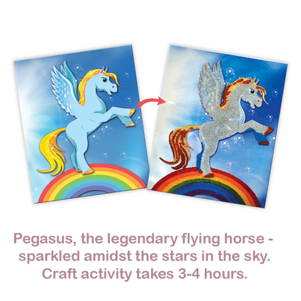 توي كرافت - لوحات التلوين بالرمل برسومات سباركلينج بوينس