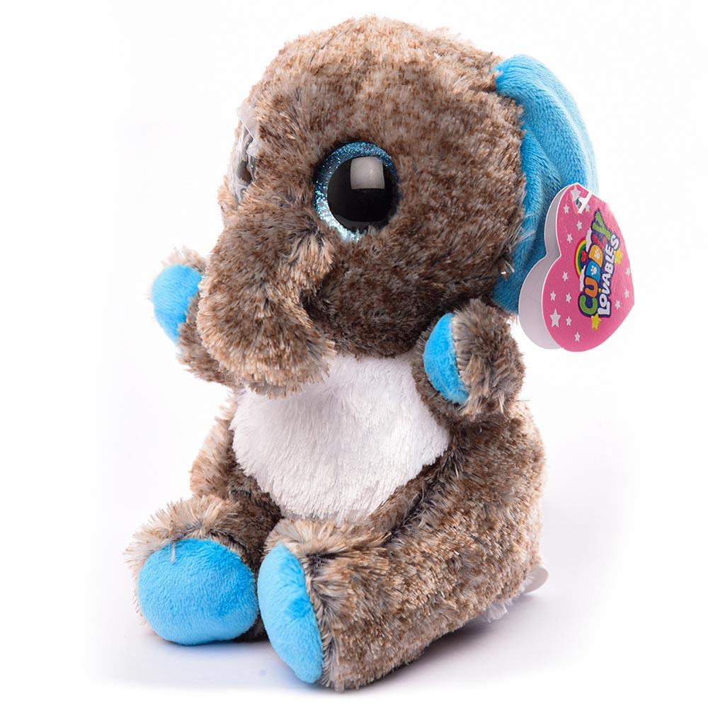 Cuddly Loveables Wild Elephant Plush Toy 15cm