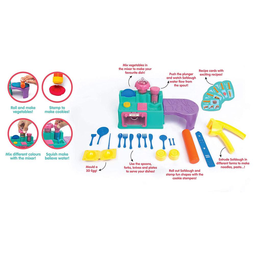 Funskool Sofdough Kitchen Set