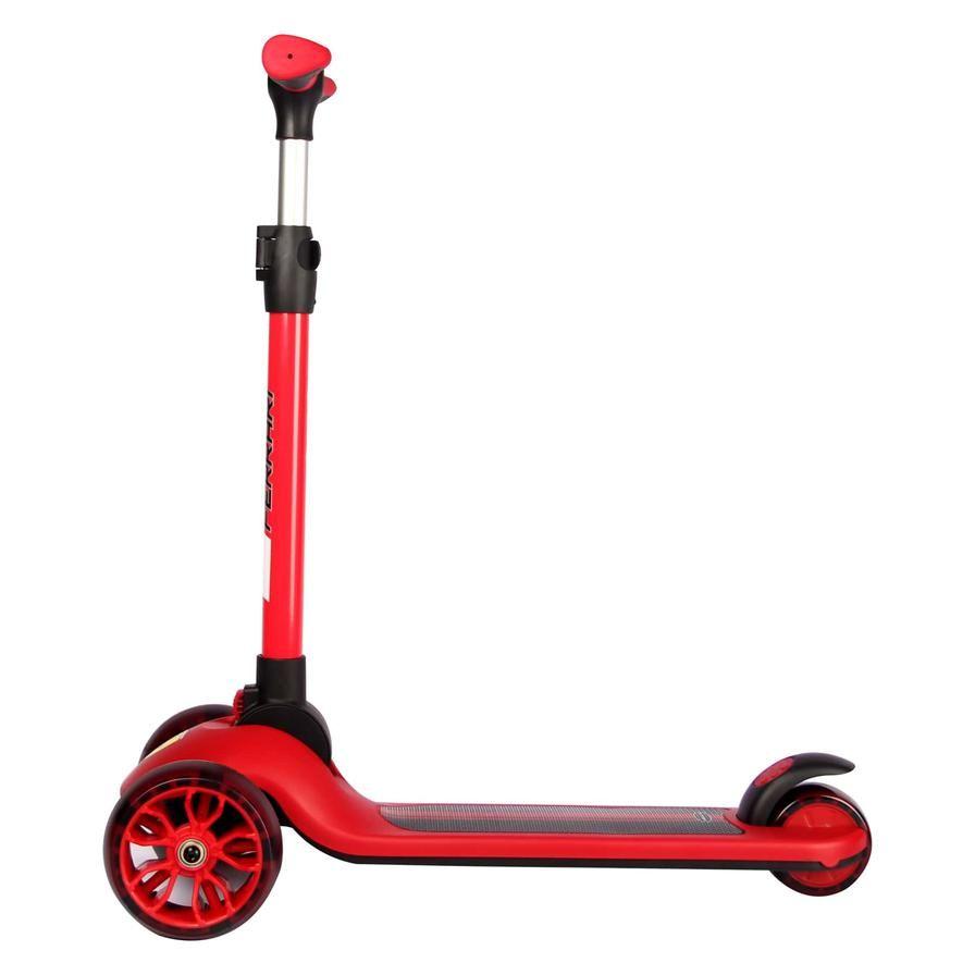 فيراري - سكوتر تويست قابل للطي 3 عجلات - أحمر