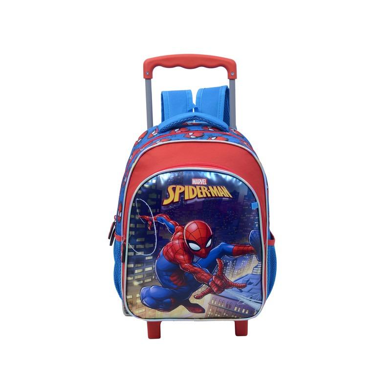 حقيبة ترولي سبايدرمان - 13.5 بوصة - بسحّابين رئيسيين وجيبين جانبيين