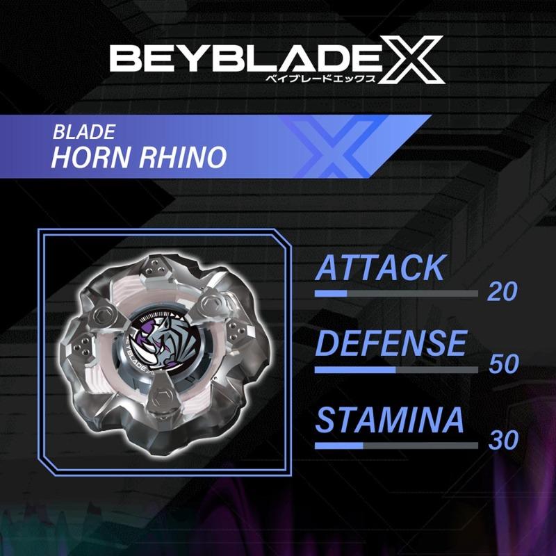 بي بليد اكس - مجموعة تعزيز الجزء العلوي الدوار اكس هورن وحيد القرن