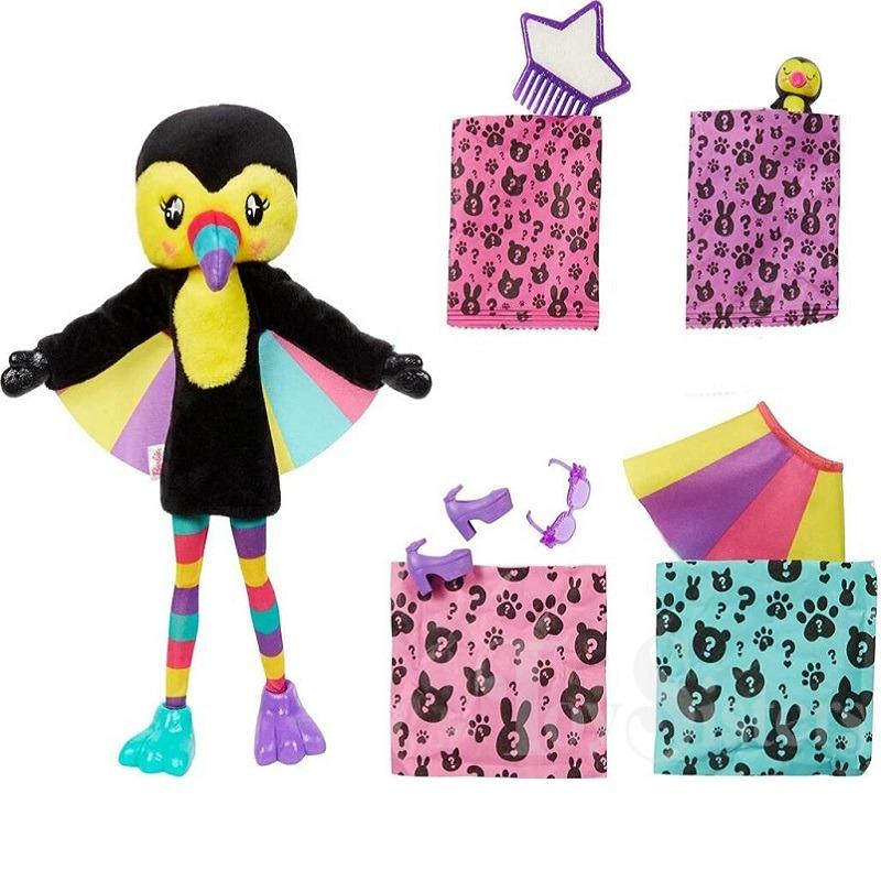 Barbie Cutie Reveal Doll With Plush Toucan Costume