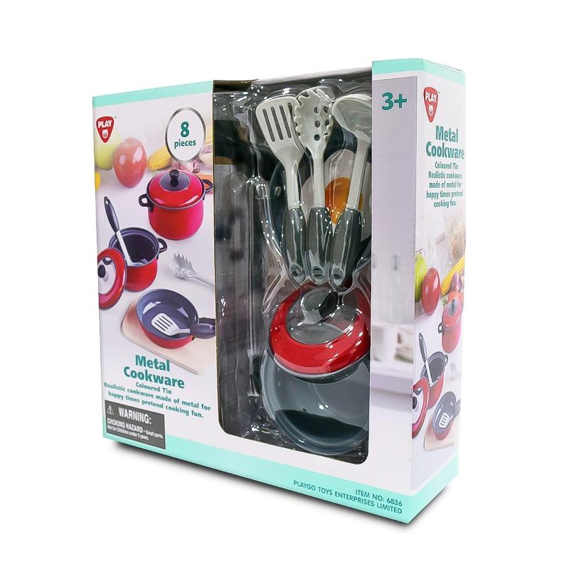 PlayGo - Metal Cookware 8 Pcs