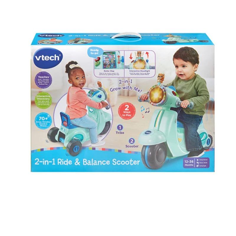 في تاك - سكوتر الركوب والتوازن 2 في 1 أزرق