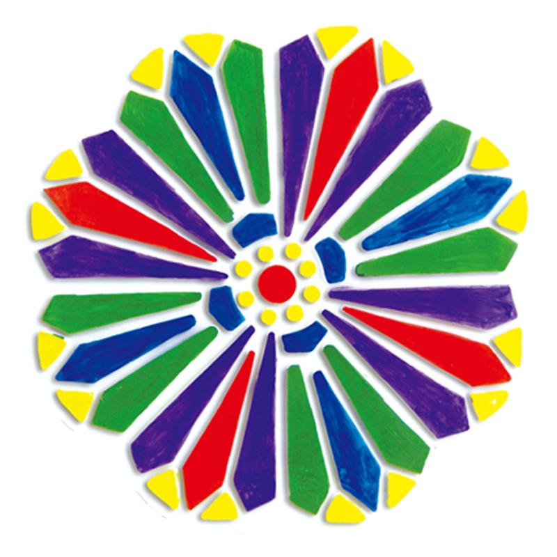 مجموعة تلوين الجبس ستيبينج بتصميم الوردة